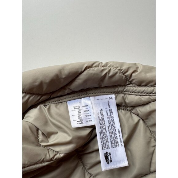 ROOTS Brooks Green Quilted Nylon Lightweight Boxy Jacket, Size L - Picture 14 of 16
